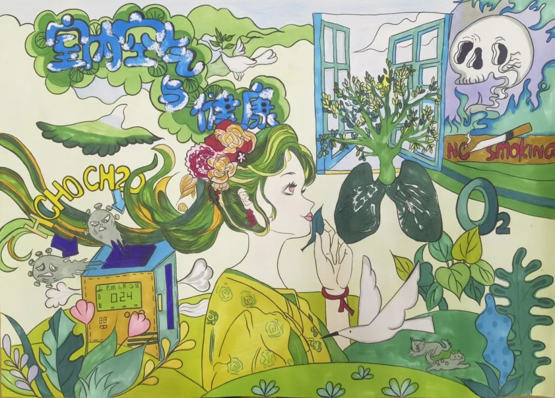 6·5世界环境日创意绘画作品展示(5张)